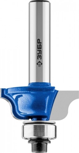 Фреза по дереву ЗУБР ПРОФЕССИОНАЛ 28,6x12мм, радиус 4мм, кромочная калевочная №6 28707-28.6