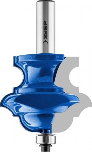 Фреза по дереву ЗУБР ПРОФЕССИОНАЛ 57x47,6мм, хвостовик 12мм, кромочная фигурная 28717-57