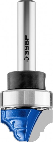 Фреза по дереву ЗУБР "Профессионал" пазовая фасонная с верхним подшипником D 22 мм 28747-22