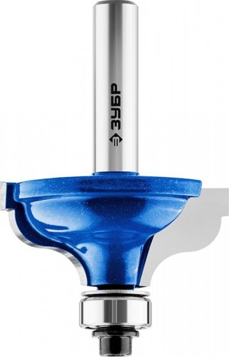 Фреза по дереву ЗУБР ПРОФЕССИОНАЛ 41,3x18мм, радиус 6.3мм, кромочная калевочная №5 28706-41.3