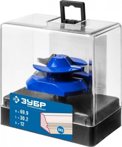 Фреза по дереву ЗУБР ПРОФЕССИОНАЛ 69,9x30мм, кромочная для углового сращивания 28724-69.9 - изображение 2