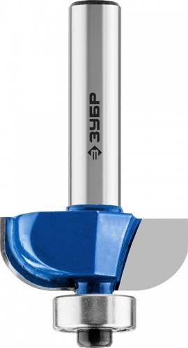 Фреза по дереву ЗУБР ПРОФЕССИОНАЛ 28,6x11мм, радиус 7.9мм, кромочная калевочная №2 28702-28.6