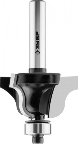 Фреза по дереву ЗУБР ПРОФЕССИОНАЛ 42,8x19мм, радиус 6.3мм, кромочная калевочная №4 28787-38.1