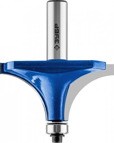 Фреза по дереву ЗУБР ПРОФЕССИОНАЛ 63,5x32мм, радиус 25мм, кромочная калевочная №1 28701-63.5