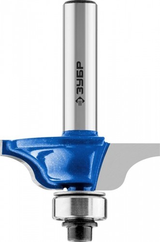 Фреза по дереву ЗУБР ПРОФЕССИОНАЛ 38.1x18мм, радиус 6.3мм, кромочная калевочная №6 28707-38.1