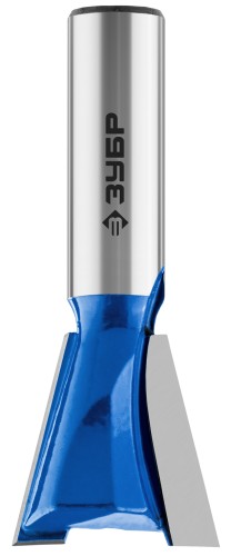 Фреза по дереву ЗУБР ПРОФЕССИОНАЛ 19x20мм, угол 7°, фасонная "ласточкин хвост" 28748-19