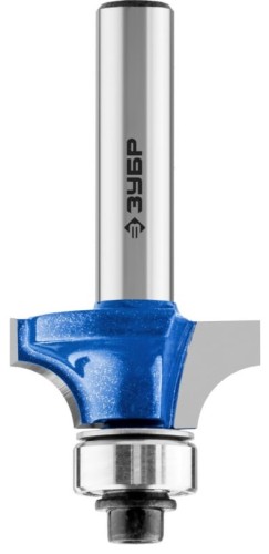 Фреза по дереву ЗУБР ПРОФЕССИОНАЛ 25.4x11мм, радиус 6.3мм, кромочная калевочная №1 28701-25.4