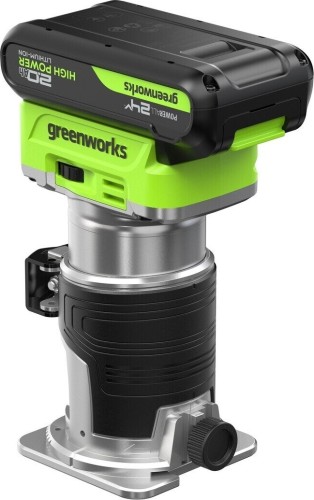 Фрезер кромочный аккумуляторный GREENWORKS  G24RO 24V, АКБ 2Ач и ЗУ 3502507CUA - изображение 2