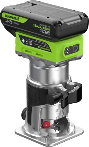 Фрезер кромочный аккумуляторный GREENWORKS  G24RO 24V, АКБ 2Ач и ЗУ 3502507CUA - изображение 5