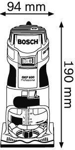 Фрезер сетевой BOSCH GKF 600 060160A100 Кейс - изображение 4