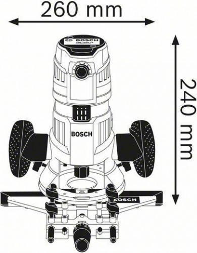 Фрезер сетевой BOSCH GMF 1600 CE 0601624002 Кейс L-Boxx - изображение 5