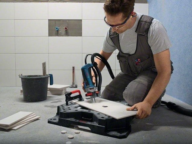 Фрезер сетевой BOSCH GTR 30 CE по керамической плитке 060160C000 Кейс L-Boxx - изображение 4