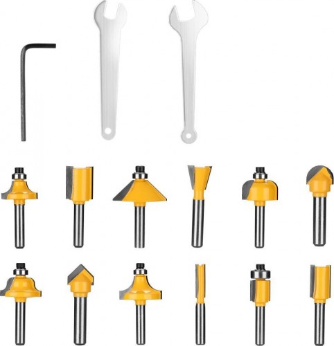 Фрезер сетевой DEKO DKR800 + набор фрез 12 шт 063-4351 - изображение 5