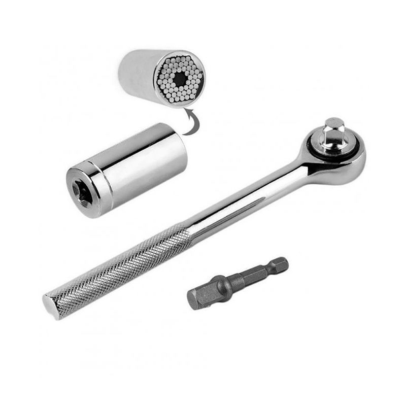 Трещотка с универсальной головкой FROSP 7-19 мм - изображение 2