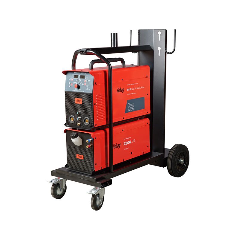 Сварочный инвертор Fubag INTIG 320 T W AC/DC PULSE (FB TIG 18 5P 4 m + модуль охлаждения + тележка)
