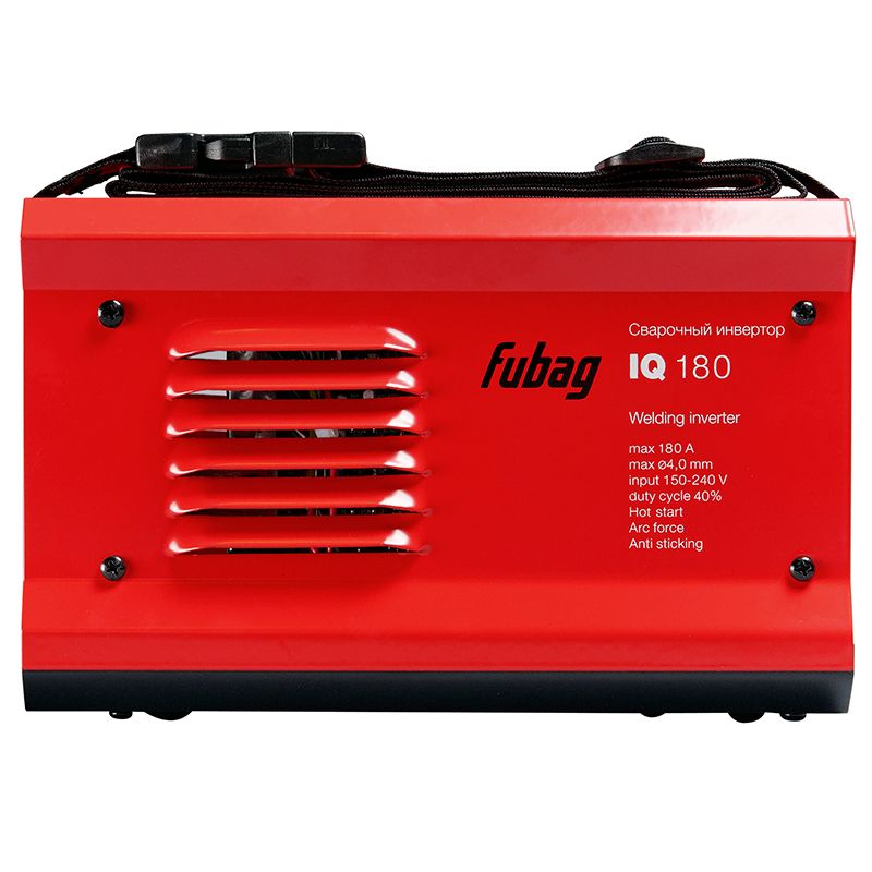 Инвертор сварочный Fubag IQ 180 (макс.ток 180А ПВ 40% раб.напряжение 150-240В) (38831)  + Сварочные - изображение 3