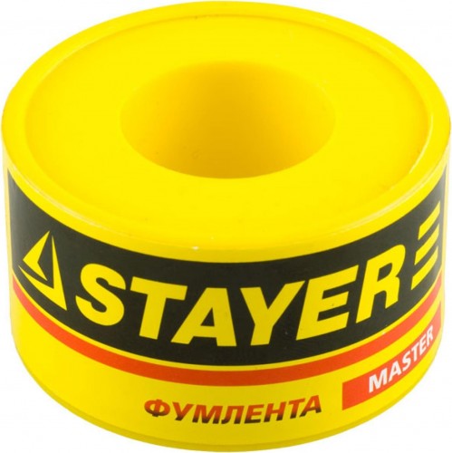 Фум лента STAYER MASTER плотность 0,40 г/см3, 0,075ммх25ммх10м 12360-25-040