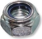 Гайка М 8 DIN985 с контрящим кольцом из нержавеющей стали А2 А2 985 М8/100