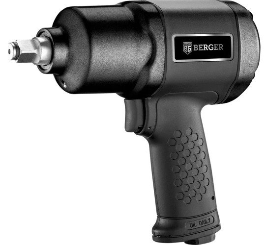 Гайковерт пневматический BERGER BG1437 ударный 1/2", 885 Hм