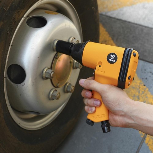 Гайковерт пневматический DEKO DKPT01 SET 3 ударный в чемодане с набором 16 предметов 018-1101 - изображение 5