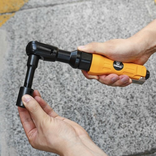 Гайковерт пневматический DEKO DKPT03 SET 3 угловой в чемодане с набором 15 предметов 018-1103 - изображение 4