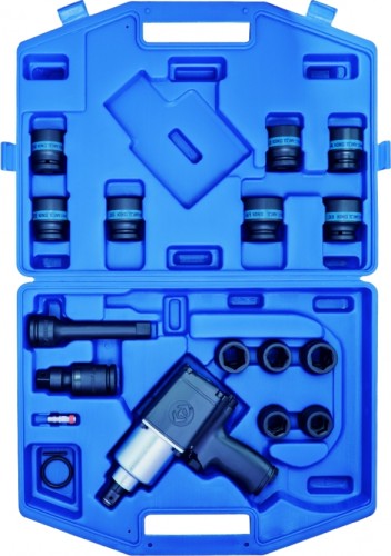 Гайковерт пневматический KING TONY 64115MP с комплектом головок