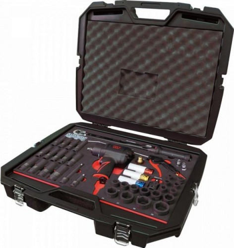 Гайковерт пневматический MIGHTY SEVEN NC-4255QC с принадлежностями, кейс, 41 предмет