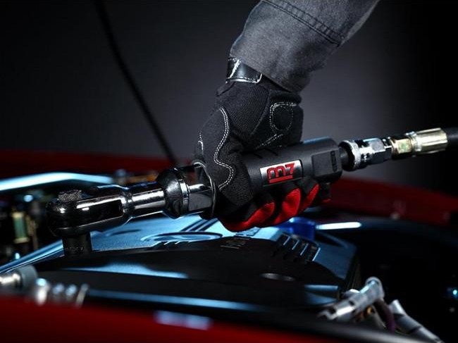 Гайковерт пневматический MIGHTY SEVEN NE-332T трещотка 3/8", 81 нм, с кнопкой - изображение 3