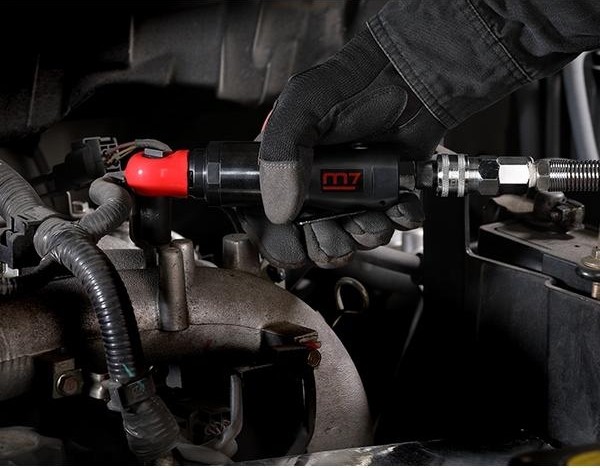 Гайковерт пневматический MIGHTY SEVEN NE-3901 трещотка 3/8", 54 нм, укороченная - изображение 2