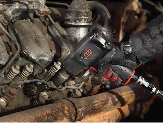 Гайковерт пневматический MIGHTY SEVEN NC-4255QH01 ударный 1/2", 1627 нм, система «ez grease» - изображение 2