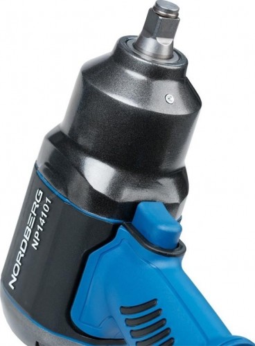 Гайковерт пневматический NORDBERG NP14101K ударный 1/2", 1300нм, с глубокими головками в кейс ЦБ-00017079 - изображение 2