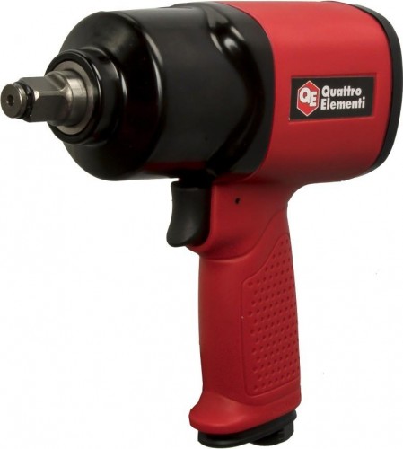 Гайковерт пневматический QUATTRO ELEMENTI 610 Нм ударный 1/2, разъем euro, вес 2,0 кг. 919-822