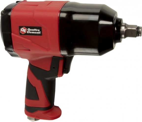Гайковерт пневматический QUATTRO ELEMENTI 500 Нм ударный 1/2, разъем euro, вес 1,8 кг. 919-846 - изображение 2