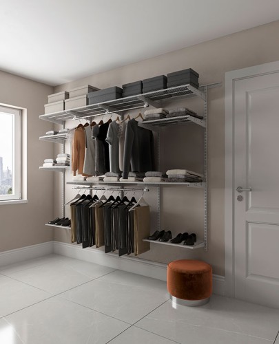 Гардеробная система ПРАКТИК HOME Max G240 графит S70299919615 - изображение 5