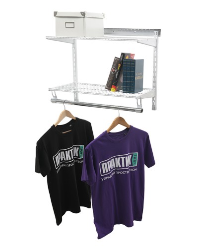 Гардеробная система ПРАКТИК HOME Basic G60S белая S70199913501 - изображение 3