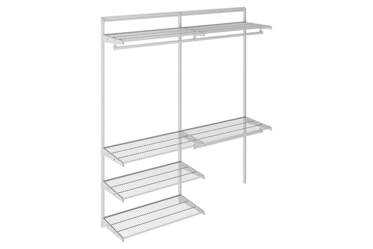 Гардеробная система ПРАКТИК HOME Optima G180 белая S70199918501 - изображение 2