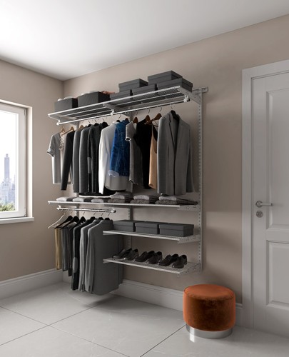 Гардеробная система ПРАКТИК HOME OptimaG180 графит S70299918515 - изображение 4