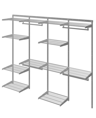 Гардеробная система ПРАКТИК HOME Max G240 графит S70299919615 - изображение 4