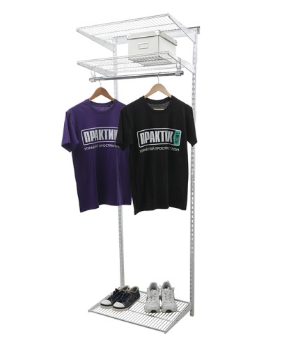 Гардеробная система ПРАКТИК HOME Basic G60 белая S70199913401 - изображение 3