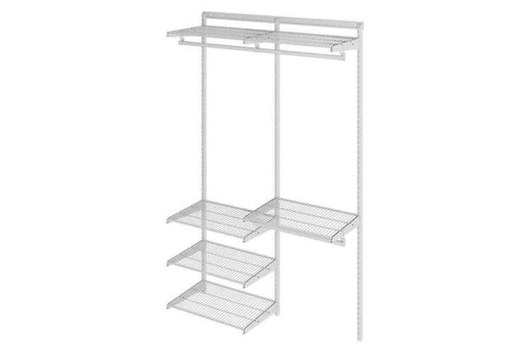 Гардеробная система ПРАКТИК HOME Optima G120 белая S70199916501 - изображение 3