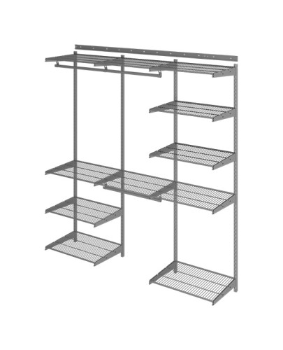 Гардеробная система ПРАКТИК HOME Max G180 графит S70299918015