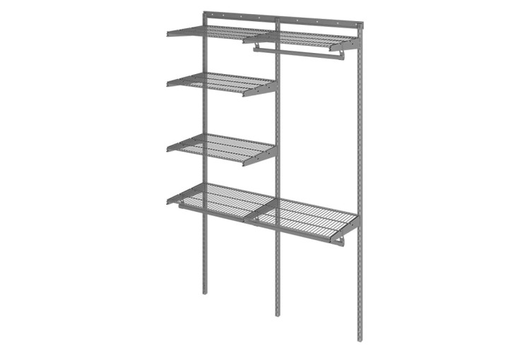 Гардеробная система ПРАКТИК HOME OptimaG120 графит S70299916515 - изображение 2