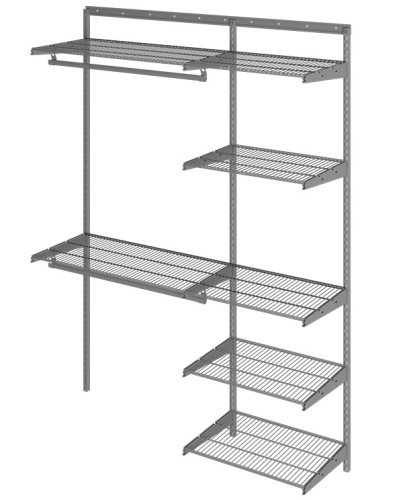 Гардеробная система ПРАКТИК HOME OptimaG150 графит S70299917515
