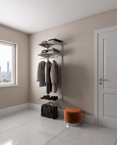 Гардеробная система ПРАКТИК HOME Basic G60 белая S70199913401 - изображение 4