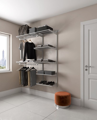 Гардеробная система ПРАКТИК HOME OptimaG150 графит S70299917515 - изображение 2