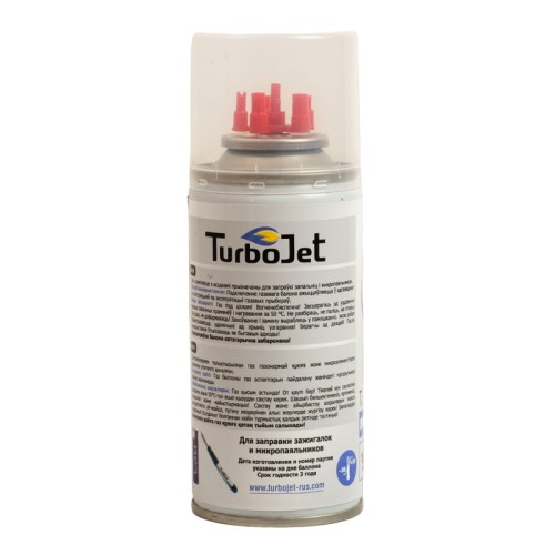Газ для заправки зажигалок и микропаяльников TurboJet TJ180PB комплект насадок - изображение 2