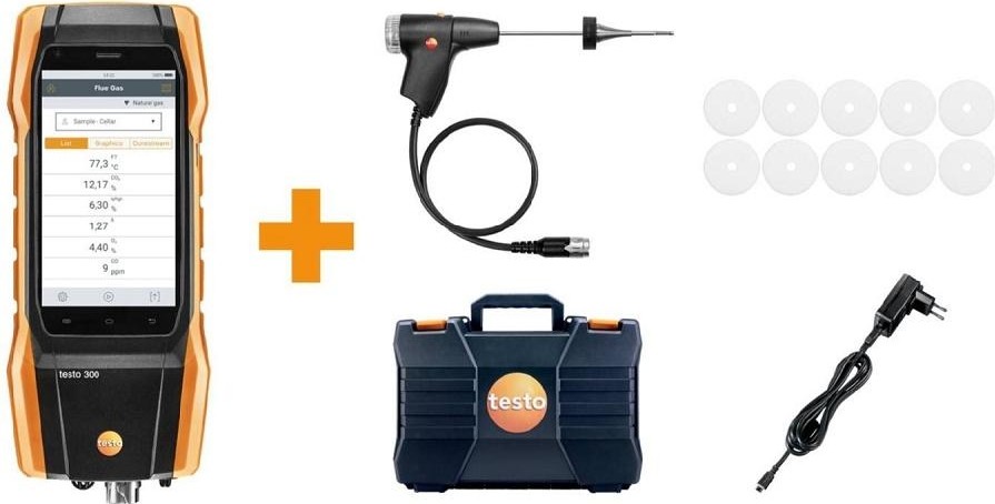 Газоанализатор дымовых газов Testo 300 LL NOx (комплект, с H2 компенсацией) 0564300402 - изображение 4