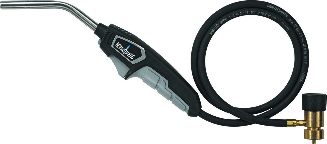 Газовая горелка BERNZOMATIC BZ8250 HT с пьезоподжигом, шланг 1,4 м 417293