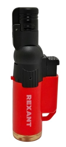 Газовая горелка REXANT GT-10 Турбо заправляемая, красная 12-0010-1
