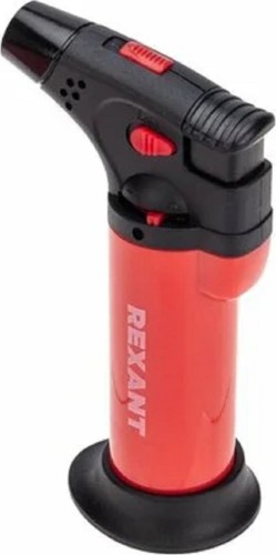 Газовая горелка REXANT GT-11 Турбо заправляемая, красная 12-0011-1